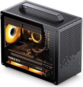 Jonsplus Z20 MicroATX Mini Tower PC Case Black Small Form Factor Open Box - Picture 1 of 5