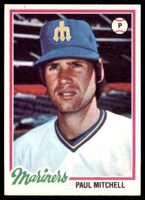 1978 Topps Paul Mitchell. Baseball Cards #558 - Image 1 of 2