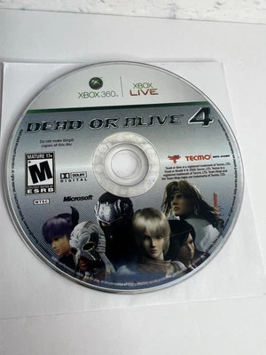 Dead or Alive 4 (2005, Microsoft Xbox 360) Disc Only - Image 1 of 2