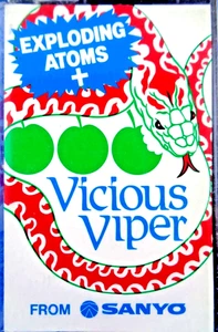 MSX -- EXPLODING ATOMS + VICIOUS VIPER (SANYO) - Picture 1 of 2