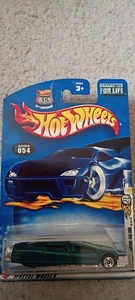 SYD Mead's Sentinel 400 Limo Concept Limousine Hot Wheels 02-054 First Editions - Picture 1 of 3