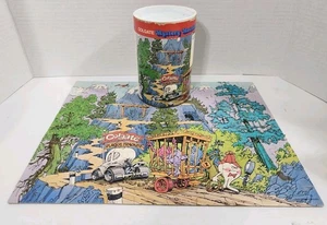 Vintage 1981 Colgate Mystery Mansion Puzzle In Container - Picture 1 of 3