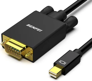 Mini DisplayPort to VGA Cable, 6ft, Thunderbolt 2 Compatible for Mac & PC - Afbeelding 1 van 12