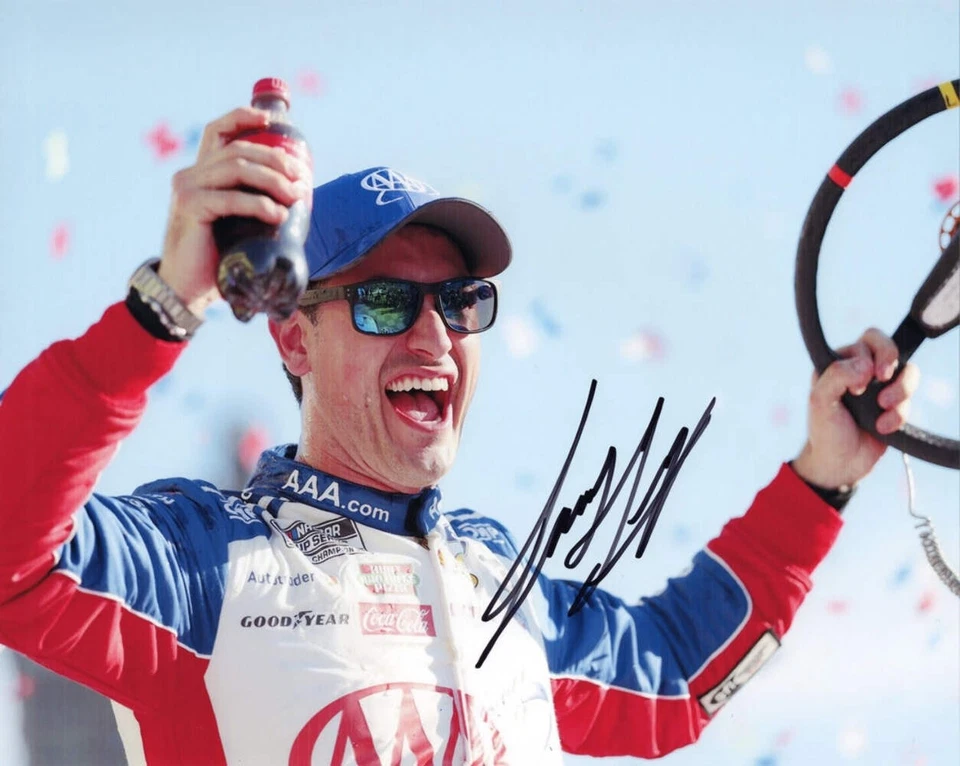 Autografiado 2025 Joey Logano #22 AAA Racing - Texas Race Win (Victory Celebratio Foto 1 de 1