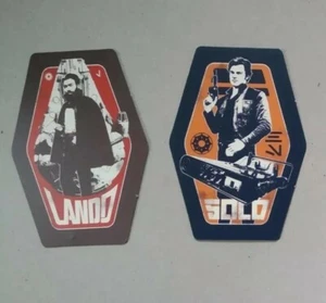 3x Solo: A Star Wars Story promo cards exclusive to Odeon cinema Lando Qi'Ra Han - Picture 1 of 6