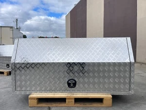 Aluminium Toolbox Full Side Opening UTE TRUCK TRAILER Toolbox 1400 x 600D x 850H - Picture 1 of 6