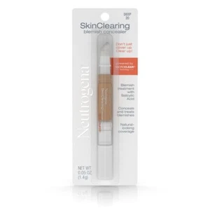 Neutrogena Skin Clearing Blemish Concealer Makeup, Deep 20,.05 Oz - Picture 1 of 5