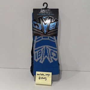 NIKE VAPOR CREW SOCKS SIZE LARGE 8-12 CALVIN JOHNSON MEGATRON DETROIT LIONS CJ81 - Picture 1 of 3