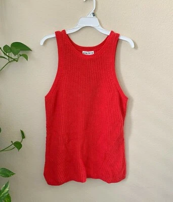 Camiseta sin mangas Ava & Viv Plus X/14W para mujer chaleco naranja pulóver sin mangas  Foto 1 de 4