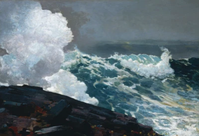Northeaster | Winslow Homer | 1895 American Nautical Print - Image 1 of 4