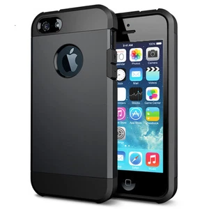 Coque blindée Armor pour iphone 5 5S SE iphone 5C iphone 6 6S 6+ iphone 7 7Plus - Photo 1 sur 10