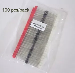 1N4002 Diode 100 piece pack IN4002 protection diodes - Bild 1 von 1
