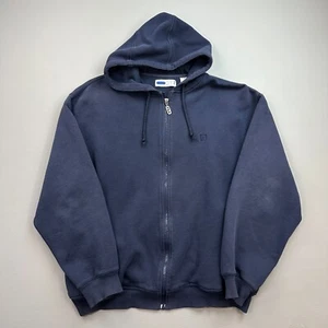 Vintage Fila Hoodie Mens Large Blue Full Zip Hooded Sweatshirt Outdoor Y2K - Picture 1 of 17