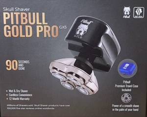Skull Shaver Pitbull Gold Pro Men's Electric Shaver - BRAND NEW in SEALED BOX! - Picture 1 of 4