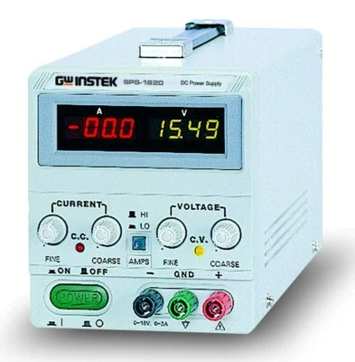 GW Instek SPS-1820 DC Power Supply, Single Output, 18 V, 20 A, 360 W SPS - Image 1 of 4
