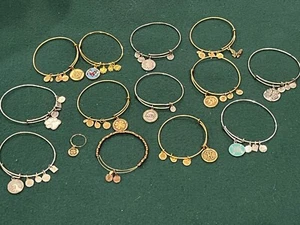 13 alex and ani bracelets with 54 charms-11 Dates 2012 thru 2017 & 2 +ENERGY - Picture 1 of 15