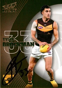 Signed 2023 Hawthorn Hawks AFL Select Legacy Card - Tyler Brockman - Picture 1 of 3