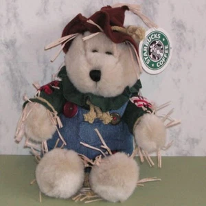 Starbucks Scarecrow Bearista #16 for Halloween 2001 with hang & tush tags - Picture 1 of 1