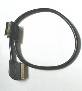 0.8M Premium SCART Lead Fully Wired 20 Pin RGB TV DVD Gold Plated - Picture 1 of 1