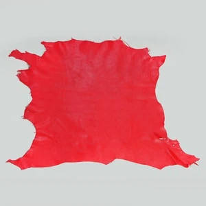 INDIAN Real NAPA SKIN Hide For AUTOMOBIL SOFT PREMIUM VRED NAPA 6sqf 0.6mm - Picture 1 of 8