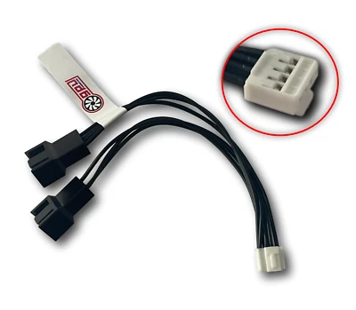 ASUS RX 5600 5700 XT DUAL EVO 4-Pin Fan Adapter Deshroud GPU Cable - Image 1 of 4