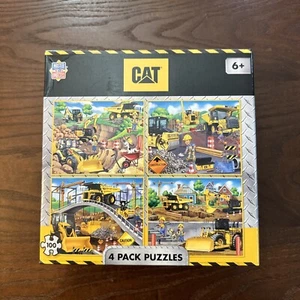 MasterPieces - CAT 100 Piece Jigsaw Puzzles 4-Pack - Picture 1 of 6