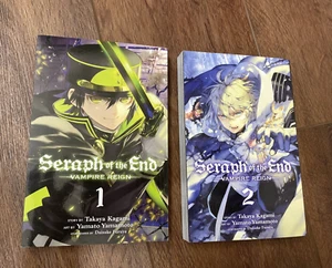 Seraph Of The End Vampire Reign Volumes 1-2 Manga , in English (with Posters) - Bild 1 von 3