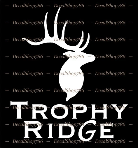 Trophy Ridge Compound Bow Accessories - Car Vinyl Die-Cut Peel N' Stick Decals
