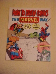 HOW TO DRAW COMICS THE MARVEL WAY by STAN LEE & JOHN BUSCEMA - Picture 1 of 3