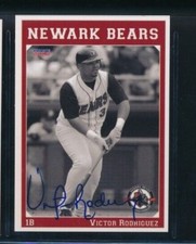 2008 Choice Newark Bears #8 Victor Rodriguez signed auto autograph very rare 
