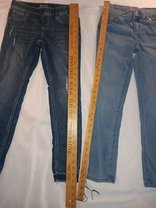 Justice Mid Rise Legging & Place Super Skinny Jeans Size 10 - Picture 1 of 12