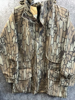 Chaqueta de Colección LL Bean GoreTex Para Hombres Grande Trebark Caza Exterior Hecha en EE. UU. Foto 1 de 4