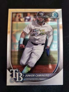 2025 Bowman Chrome - Junior Caminero, Junior Caminero #80 - Bild 1 von 2