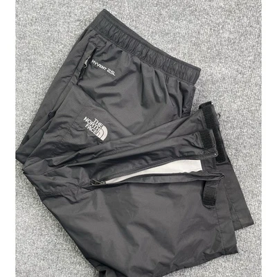The North Face Rain Pants Men's XL Black Hyvent 2.5L Hiking Lightweight Ripstop - Image 1 of 4