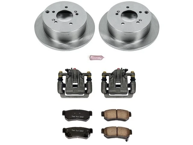 Kit de pastillas de freno trasero y rotor para Hyundai Tucson 2005-2009 2006 2007 2008 FM818DQ Foto 1 de 1