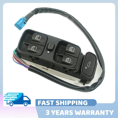 Interruptor de ventana de puerta delantera izquierda sobrealimentado para Mercedes-Benz C230 1,8 L L4 03-05 Foto 1 de 4