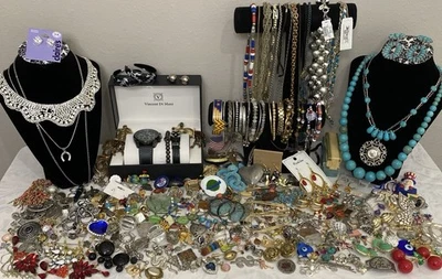 ✨HUGE Vintage to Now JUNK DRAWER LOT Estate Jewelry & More!✨ - Image 1 of 4