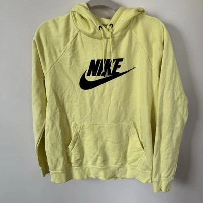 Sudadera con capucha para mujer Nike amarillo neón talla mediana  Foto 1 de 2