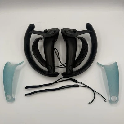 Valve Index VR Controllers Knuckles Steam Set Pair Left & Right Side Tested OEM - Image 1 of 4