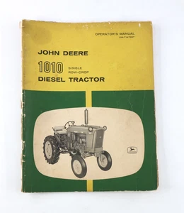 John Deere 1010 Row-Crop Utility Diesel Tractor OEM Owners / Operators Manual - Picture 1 of 3