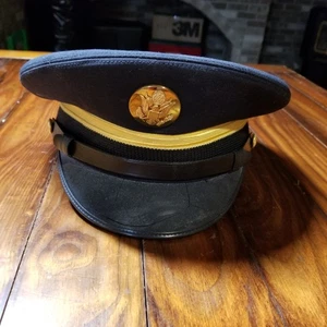 De colección Ejército de Estados Unidos MP Militar Policía Oficial Uniforme Sombrero 7 1/4" SKL - Imagen 1 de 11