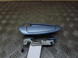 Fiat Grande Punto Left Passenger N/S Front Outer Door Handle Blue MK3 2006-2010D - Picture 1 of 4
