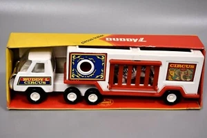Vintage Buddy L, Circus Trailer Truck, Pressed Metal, Made in Japan - Picture 1 of 7