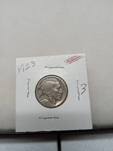 1923 Buffalo Nickel #3 - Picture 1 of 2