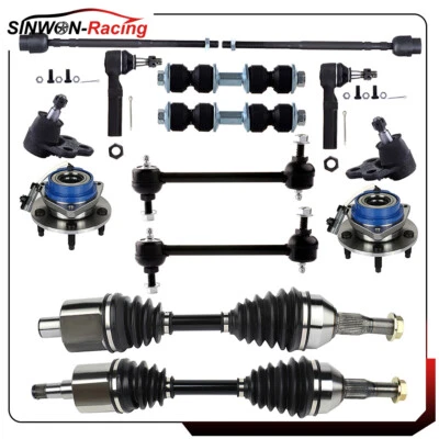 Cojinete de cubo de rueda de extremo de barra de amarre delantera para Chevrolet Impala 00-11 Monte Carlo 00-07 Foto 1 de 4