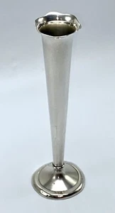 Antique Shreve & Co. Sterling Silver Bud Vase 8-1/2” Trumpet Style San Francisco - Picture 1 of 8