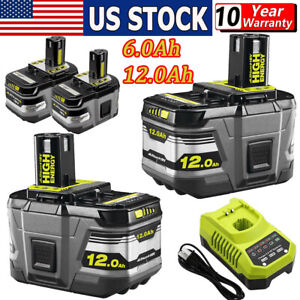 For RYOBI P108 18V 18Volt One Plus High Capacity Lithium-ion Battery / Charger