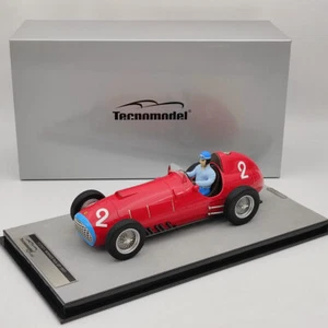 Tecno 1/18 Mythos Series Ferrari 375 F1 Car #2 WINNER ltaly GP 1951 Red Resin - Picture 1 of 9
