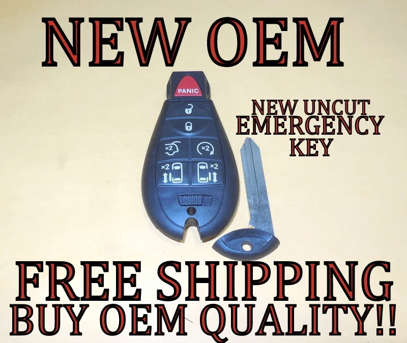 LIKE NEW OEM CHRYSLER TOWN & COUNTRY KEY REMOTE FOB FOBIK IYZ-C01C 68066873 - Image 1 of 2