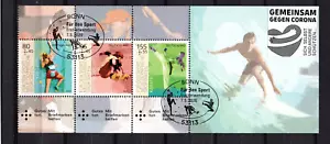 Germany 2020 sheet Olympics Sports stamps (Michel H.Bl.56) nice used - Picture 1 of 1